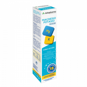 Arkopharma Magnesio y Potasio 18 Comprimidos Esfervescentes Sabor Naranja