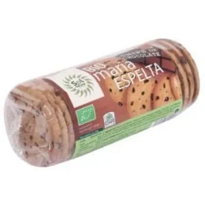 Galletas María de Espelta con Chips de Chocolate Bio Sol Natural, 200 gr
