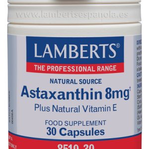Astaxantina 8 mg con Vitamina E (30 cápsulas)