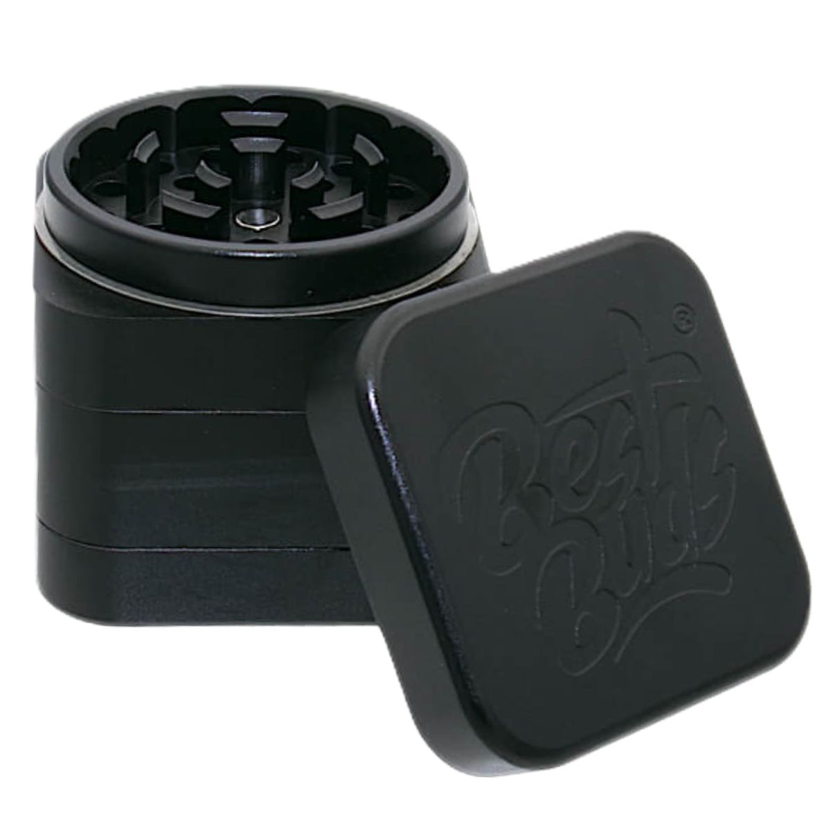 Best Buds The Cube – Grinder de aluminio de 4 partes (50 mm) - Imagen 6