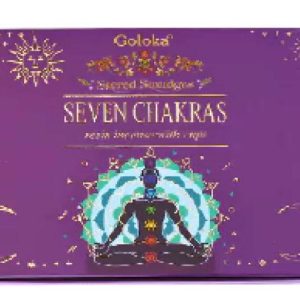 COPAS DE RESINA 7 CHAKRAS 6 UDS