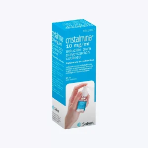 Cristalmina 10 Mg/ml Solucion Para Pulverizacion Cutanea 1 Frasco 25 Ml
