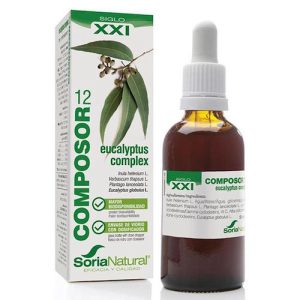 Composor 12.  Eucalyptus Complex Formula XXI (afecciones respiratorias), 50ml. Soria Natural