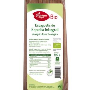 ESPAGUETIS DE TRIGO ESPELTA INTEGRAL BIO, 500 g