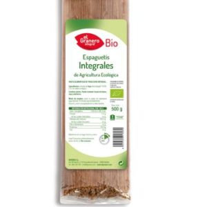 ESPAGUETIS INTEGRALES BIO, 500 g