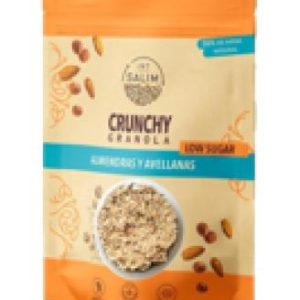 GRANOLA CRUNCHY ALMENDRAS Y AVELLANAS LOW SUGAR 375GR