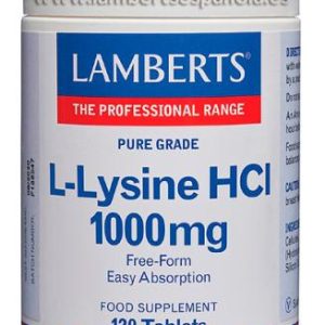 L-Lisina 1000 mg 120 tabletas