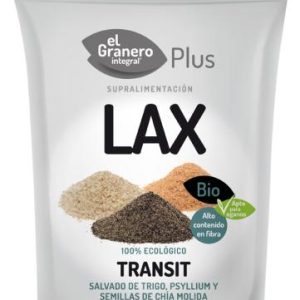 LAX – TRANSIT (SALVADO DE TRIGO, PSYLLIUM Y SEMILLAS DE CHÍA MOLIDA) BIO, 150 g