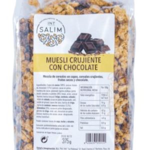 MUESLI CRUJIENTE DE CHOCOLATE 375GRS