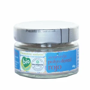 Polvo Dental Rojo Ayurveda Auténtico, 60 gr