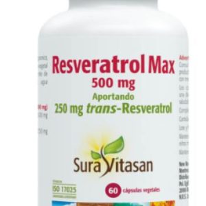 Resveratrol Max 500 mg 60 cápsulas