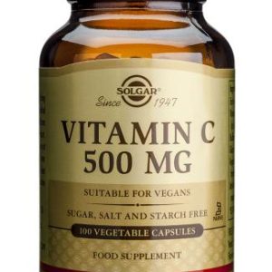 Vitamina C 500 mg 100 cápsulas vegetales