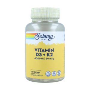 VITAMINA D3+K2 4000UI 120CAP VEG