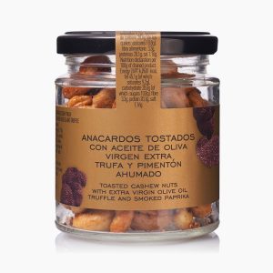 Anacardos Tostados con Aceite de Oliva Virgen Extra, Trufa y Pimentón Ahumado