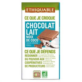 Chocolate con Leche y Coco Bio 100g