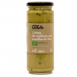 Crema de Verduras con Semillas de Lino Bio 450g