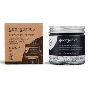 Dentífrico en polvo, carbon activado 60g. Georganics