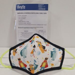 Mascarilla Lavable para niños superheroes (6 a 10 años)