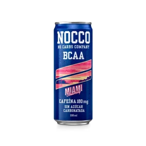 Bebida Energética con BCAA Miami sabor Fresa Nocco, 330ml