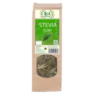 Stevia en hoja Sol Natural, bolsa 40 gr
