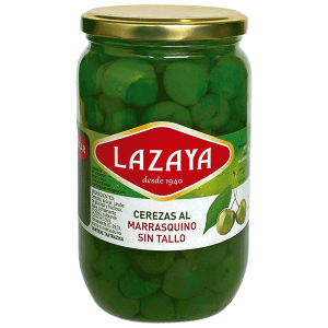 Cereza Verde Marasquiño sin Tallo Frasco 950gr