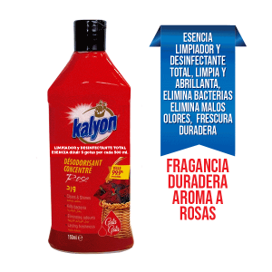 Limpiador Desinfectante Concentrado Rosas 150ml 🇹🇷