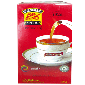Té Negro Caja x 100 Funditas 🇪🇨