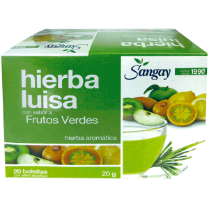 Té Hierbaluisa-Frutos Verdes Cajita x 20 Funditas 🇪🇨