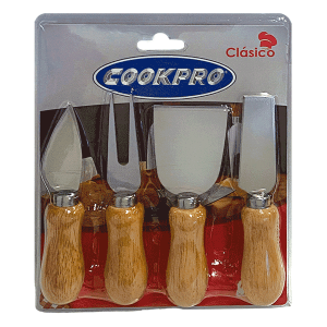 Set 4 piezas para Picaditas Quesos o Jamones