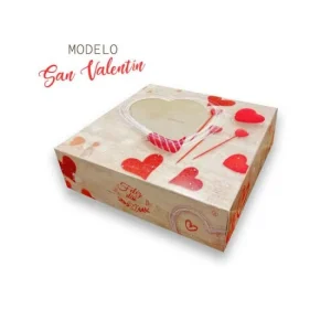 CAJA SAN VALENTÍN «CORAZÓN» 23×23 (Ud)